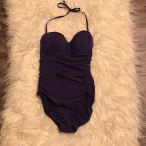 Brand New Old Navy size L deep Purple Swimsuit